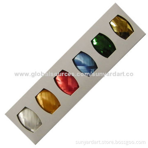 Christmas Curling Ribbons, Egg Shape, 5mm x 10m, 4-piece/PVC Box